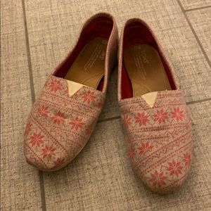 Toms Fair Isle Slip-ons